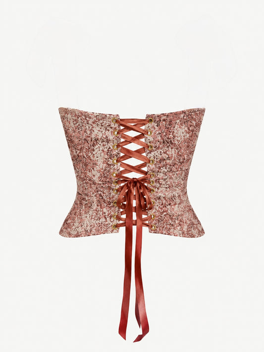 NEW Corset Victoria Coral Strapless