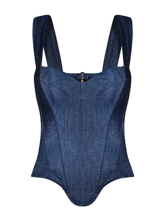 NEW Corset Caetana Midnight Blu Brillante
