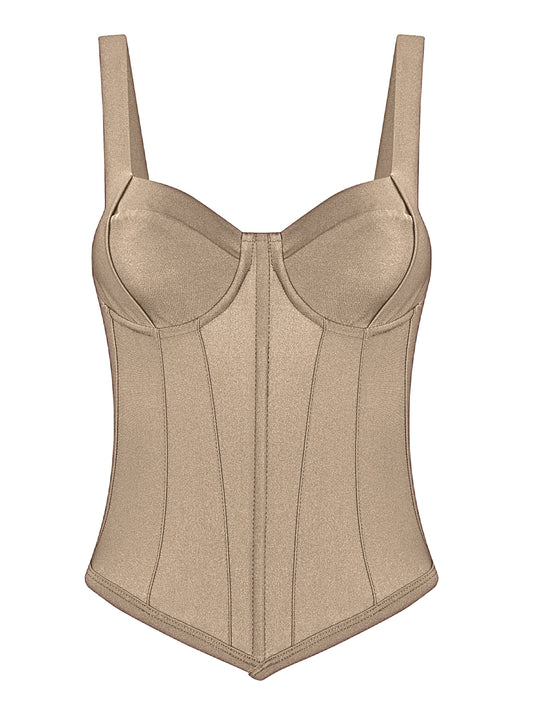 NEW Corset Anna Toffee