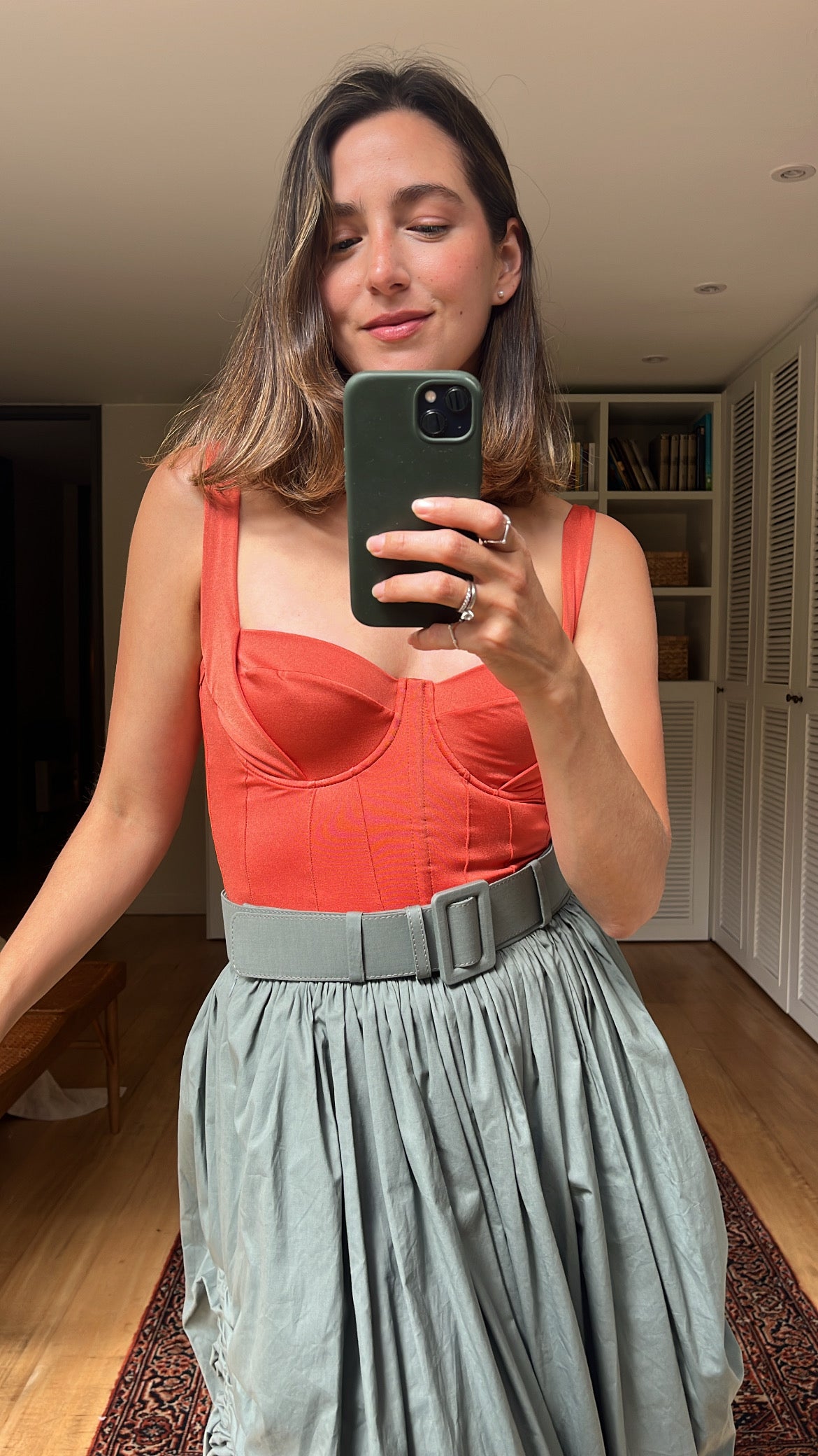 New Corset Anna Tangerine