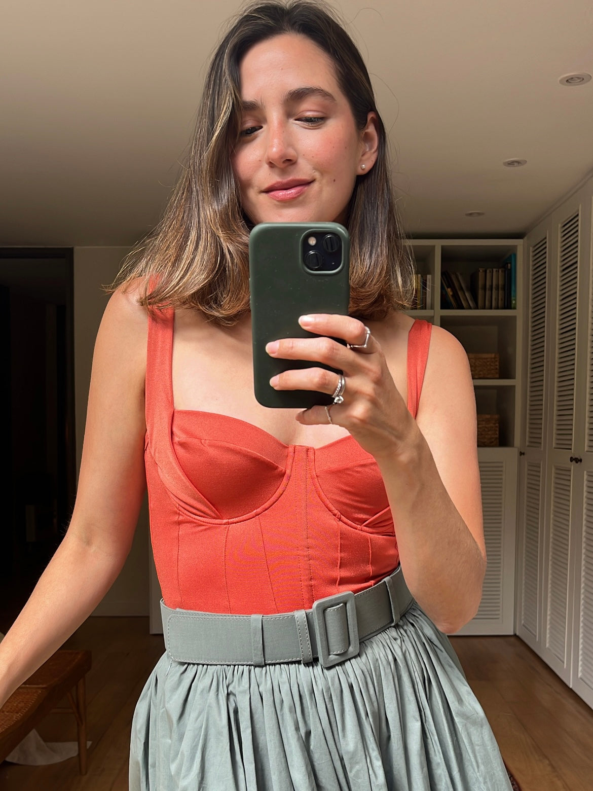 New Corset Anna Tangerine
