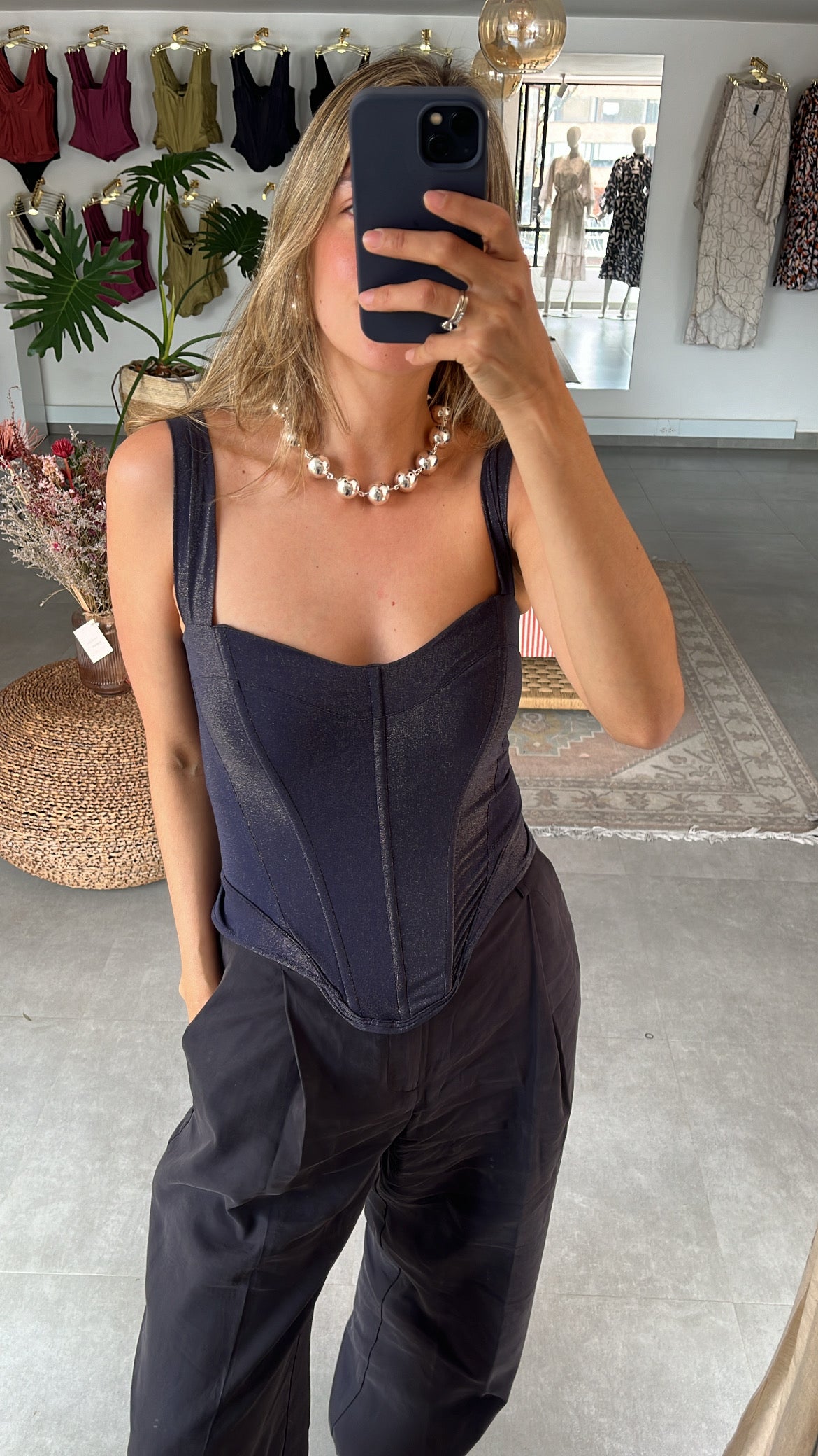 NEW Corset Caetana Blu Brillante