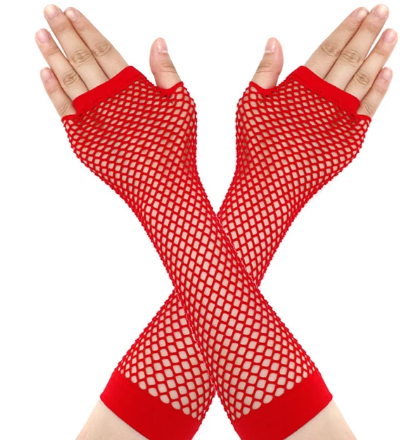 Guantes Malla Rojos