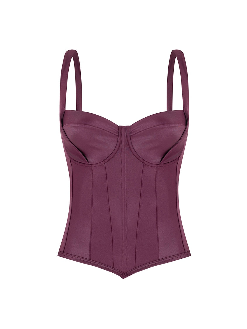 NEW Corset Anna Burgundy