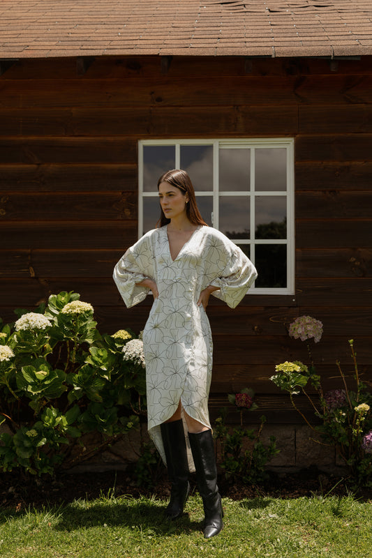 Vestido Bolero Flores